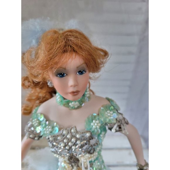 Rustie redhead porcelain doll 15-in evening dress - Picture 2 of 11